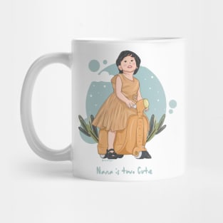 Hello Cute girl nana Mug